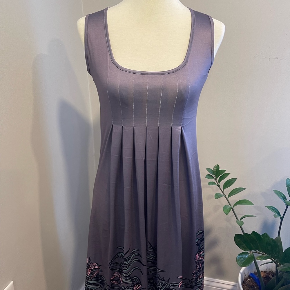 Sleeveless Lavender and floral Summer dress 👗